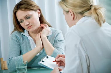 Psychiatric Nurse counselling patient.