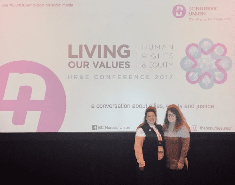 My First Nursing Conference, Made Possible by The BC Nurses' Union