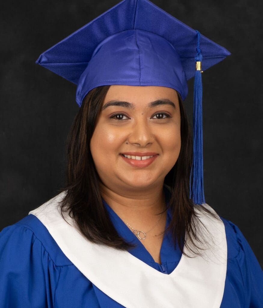 Ashley Singh graduated with a 97% GPA.