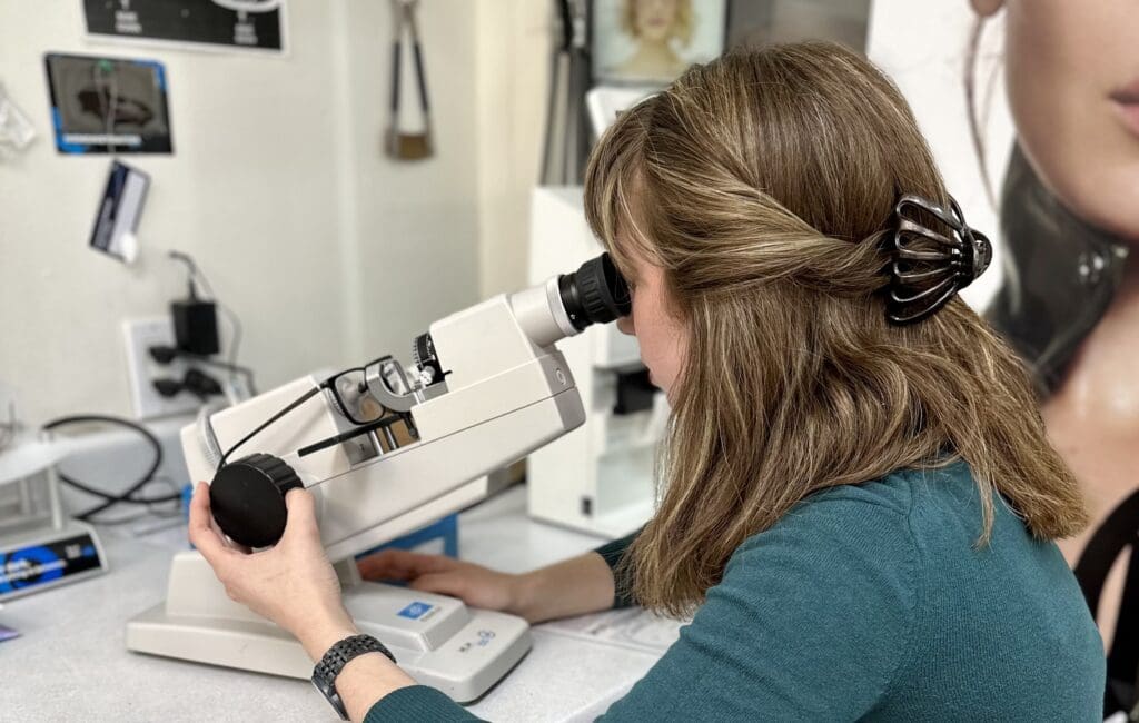 Taylor Mccarthy hard at work, doing what she loves most. 