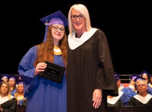 Sammi and her ECE instructor, Sharmaine. Sammi was nominated by her instructors as a Student of the Year.