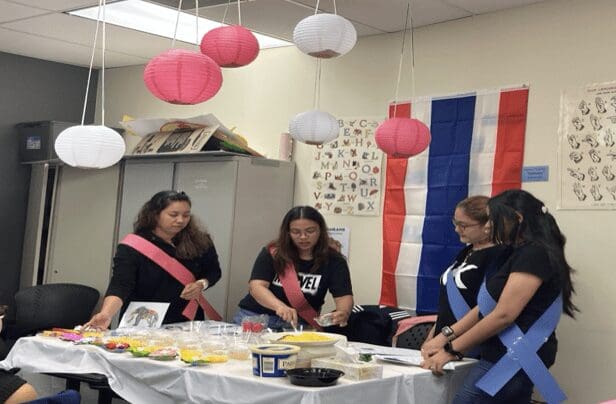Donna Lyne Dumalag and her team made Thailand pudding tapioca pearls.