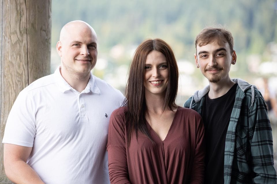 Megan and her brothers, Brad and Jake