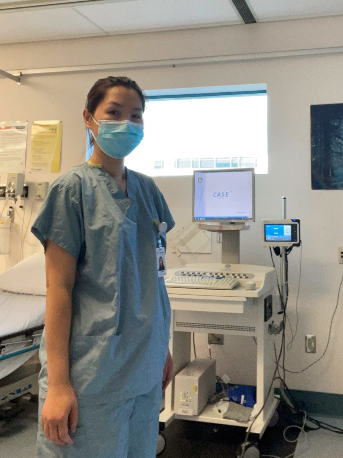 Carmen Deng at work as an RCT.