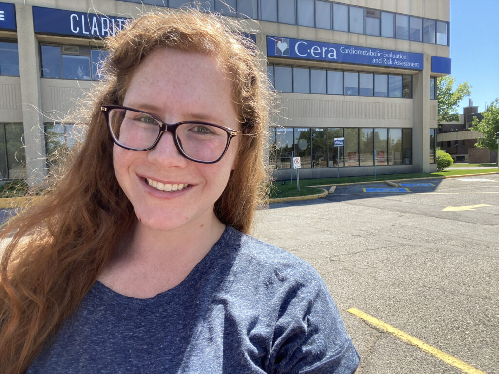 Taryn enjoyed her time in lab and is looking forward to the next one