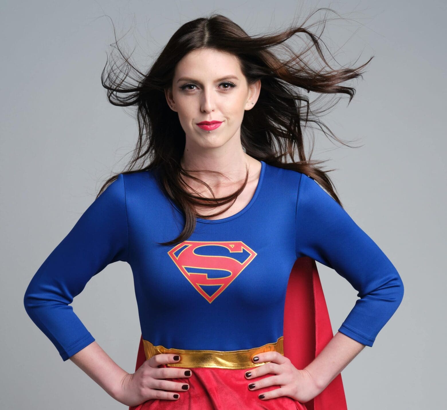 “Get this girl a cape”