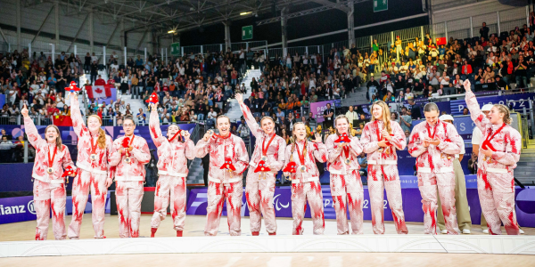 Bronze medal victory! Danielle and her team at the Paris 2024 Paralympics!